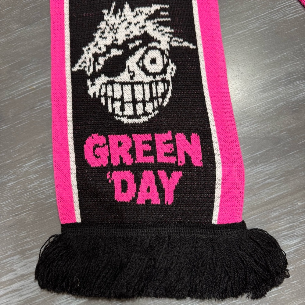 Green Day Savior Tour 2024 Scarf Brand New Punk Rock - Picture 3 of 6